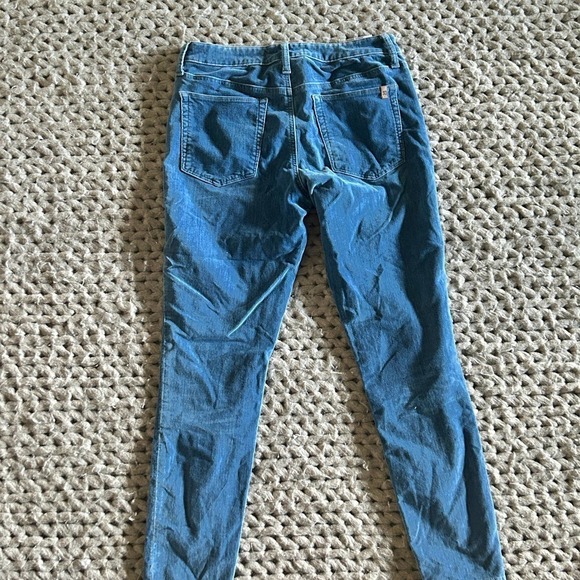 Joe’s Light Blue Soft Velvet Skinny Jeans 30 10 Ankle Pants - Picture 5 of 7